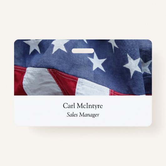 Amerikaanse vlag badge (Voorkant)