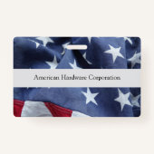 Amerikaanse vlag badge (Achterkant)