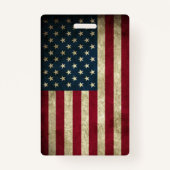 Amerikaanse vlag badge (Achterkant)