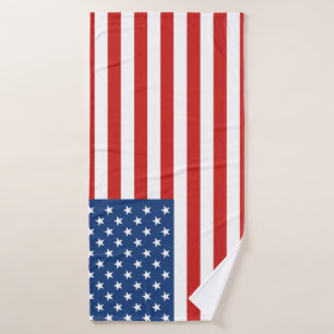 Amerikaanse vlag badhanddoek