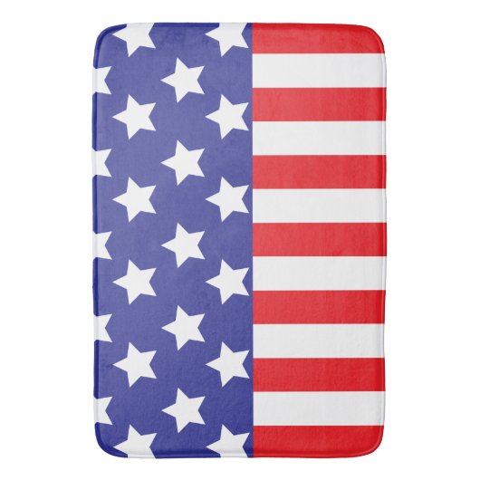 Amerikaanse vlag badmat (Voorkant Verticaal)