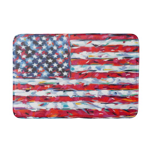 Amerikaanse vlag badmat (Voorkant)