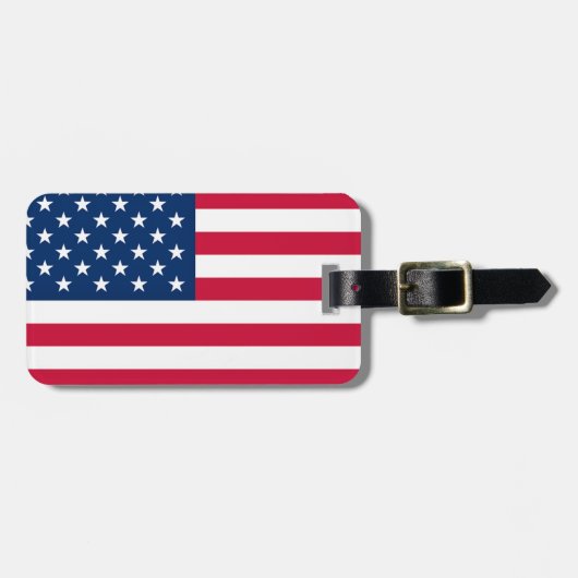 Amerikaanse Vlag Bagage Label (Voorkant horizontaal)