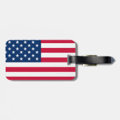 Amerikaanse Vlag Bagage Label (Achterkant horizontaal)