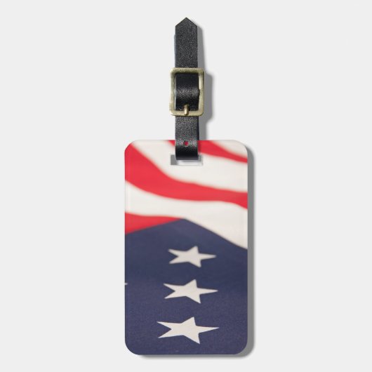 Amerikaanse vlag bagagelabel (Voorkant verticaal)