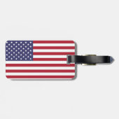 Amerikaanse vlag bagagelabel (Achterkant horizontaal)
