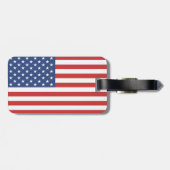 Amerikaanse vlag bagagelabel (Achterkant horizontaal)