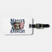 Amerikaanse vlag bagagelabel (Voorkant horizontaal)