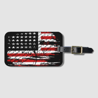 Amerikaanse vlag Bagagelabel
