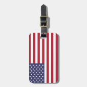 Amerikaanse vlag bagagelabel (Voorkant verticaal)