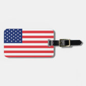 Amerikaanse vlag bagagelabel (Voorkant horizontaal)