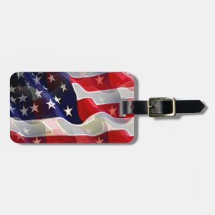 Amerikaanse vlag bagagelabel
