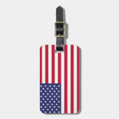 Amerikaanse vlag bagagelabel (Voorkant verticaal)