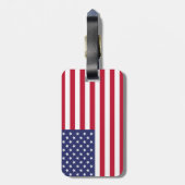 Amerikaanse vlag bagagelabel (Achterkant verticaal)