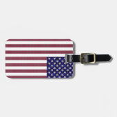 Amerikaanse vlag bagagelabel (Voorkant horizontaal)