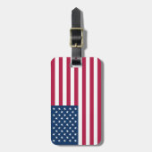 Amerikaanse vlag bagagelabel (Voorkant verticaal)