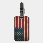 Amerikaanse vlag bagagelabel (Voorkant verticaal)