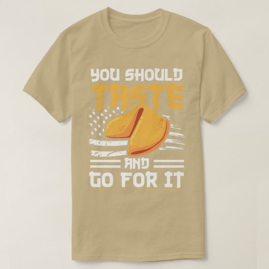 Amerikaanse vlag Baking Fortune Cookie Lov T-shirt (Design voorkant)