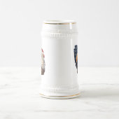 Amerikaanse vlag Bald Eagle Bierpul (Center)