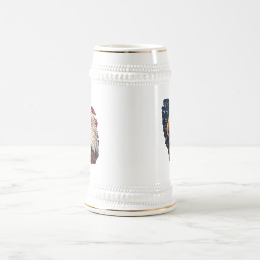 Amerikaanse vlag Bald Eagle Bierpul (Center)