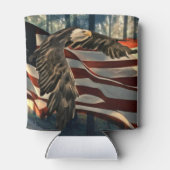 Amerikaanse vlag Bald Eagle Blikjeskoeler (Achterkant)