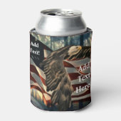 Amerikaanse vlag Bald Eagle Blikjeskoeler (Blikje Voorkant)