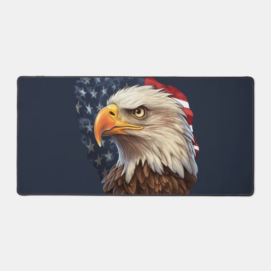 Amerikaanse vlag Bald Eagle Bureaumat (Voorkant)