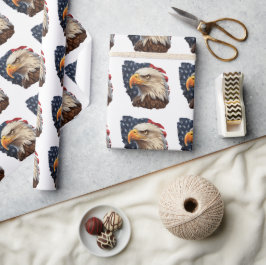 Amerikaanse vlag Bald Eagle Cadeaupapier