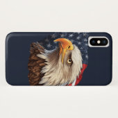 Amerikaanse vlag Bald Eagle Case-Mate iPhone Case (Achterkant (horizontaal))