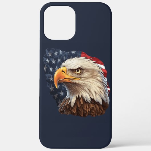 Amerikaanse vlag Bald Eagle Case-Mate iPhone Case (Achterkant)