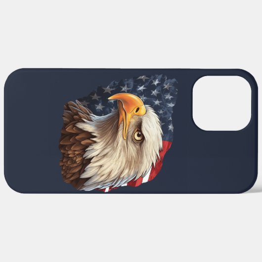 Amerikaanse vlag Bald Eagle Case-Mate iPhone Case (Achterkant / Rechts)