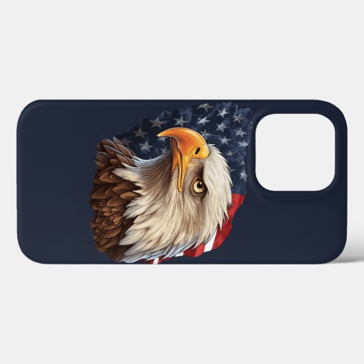 Amerikaanse vlag Bald Eagle Case-Mate iPhone Case (Achterkant (horizontaal))