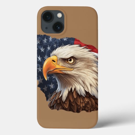 Amerikaanse vlag Bald Eagle Case-Mate iPhone Case (Achterkant)