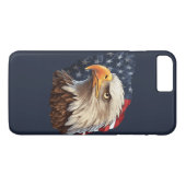 Amerikaanse vlag Bald Eagle Case-Mate iPhone Case (Achterkant (Horizontaal))