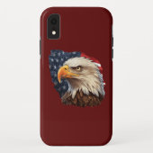 Amerikaanse vlag Bald Eagle Case-Mate iPhone Case (Achterkant)