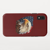 Amerikaanse vlag Bald Eagle Case-Mate iPhone Case (Achterkant (horizontaal))