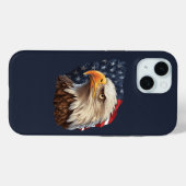 Amerikaanse vlag Bald Eagle Case-Mate iPhone Case (Achterkant (horizontaal))