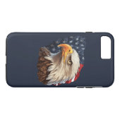 Amerikaanse vlag Bald Eagle Case-Mate iPhone Case (Achterkant (Horizontaal))