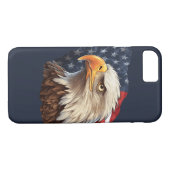 Amerikaanse vlag Bald Eagle Case-Mate iPhone Case (Achterkant (Horizontaal))