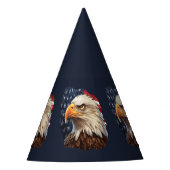 Amerikaanse vlag Bald Eagle Feesthoedjes (Voorkant)