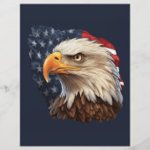 Amerikaanse vlag Bald Eagle Flyer (Voorkant)