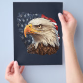 Amerikaanse vlag Bald Eagle Flyer (Hand)
