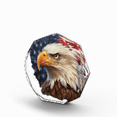 Amerikaanse vlag Bald Eagle Fotoblokken (Rechts)