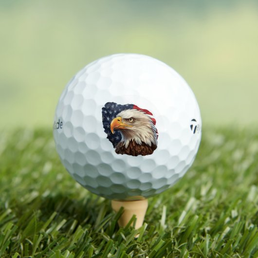 Amerikaanse vlag Bald Eagle Golfballen (Insitu Shirt)