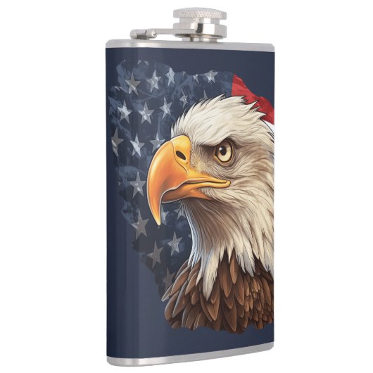 Amerikaanse vlag Bald Eagle Heupfles (Rechts)