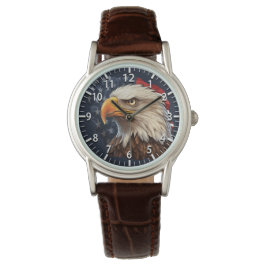Amerikaanse vlag Bald Eagle Horloge
