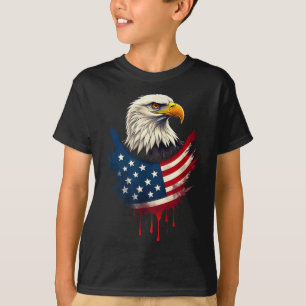 Amerikaanse vlag Bald Eagle Independence Day _2 T-shirt