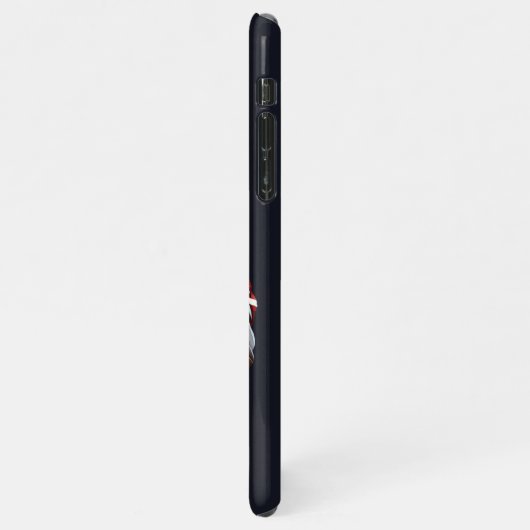 Amerikaanse vlag Bald Eagle iPhone Hoesje (Linkerkant)