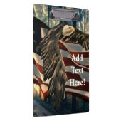 Amerikaanse vlag Bald Eagle Klembord (Rechts)