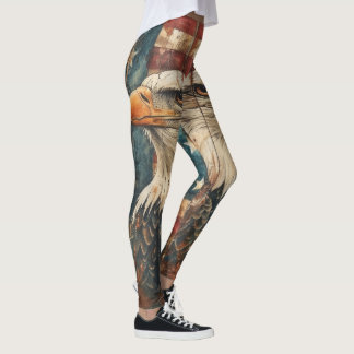 Amerikaanse vlag Bald Eagle Leggings - Verenigde